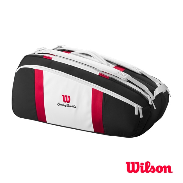 [ウィルソン テニスバッグ] カーレッジコレクション ラケットバッグ／COURAGE COLLECTION RACQUET BAG 9PK／ラケット9本収納可（WR8035401001）