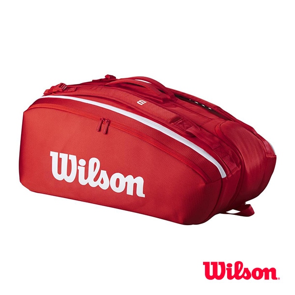 [ウィルソン テニスバッグ] スーパーツアーレッド SUPER TOUR RED 15本入り WR8036601001