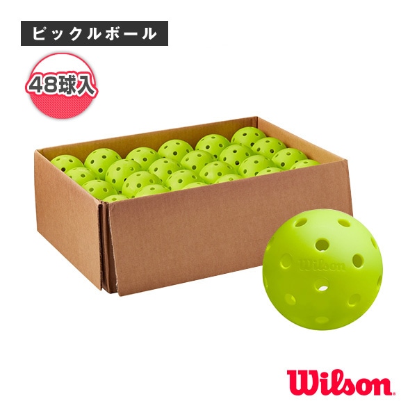 [ウィルソン ピックルボールボール] TRU 32 48球 WR8900601001