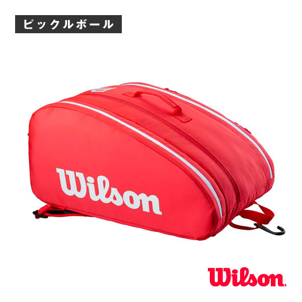 [ウィルソン ピックルボールバッグ] ピックルボール ツアー レッドバッグ PICKLEBALL SUPER TOUR RED BAG WR8909501001