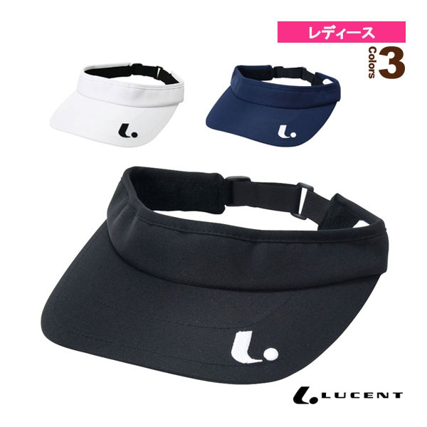 [ルーセント テニスアクセサリ・小物] サンバイザー／レディース（XLE-185）