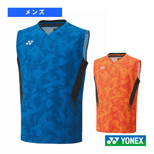 [ヨネックス バドミントンウェア（メンズ/ユニ）] ゲームシャツ／ノースリーブ／メンズ（10658）