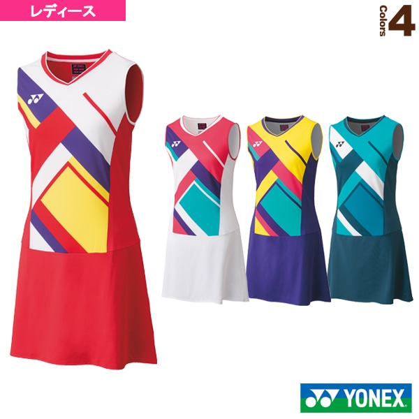 [ヨネックス テニス・バドミントンウェア（レディース）] ワンピース／インナースパッツ付／レディース（20598Y）