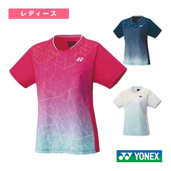 [ヨネックス テニスウェア（レディース）] ゲームシャツ スリムタイプ レディース 20813