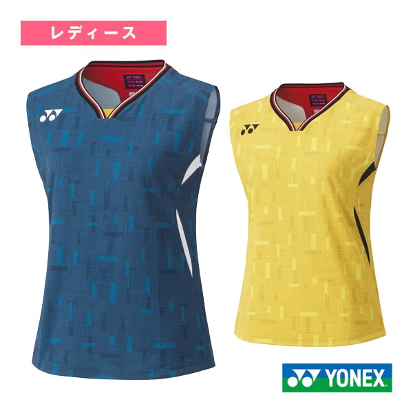 [ヨネックス バドミントンウェア（レディース）] ゲームシャツ ノースリーブ レディース 20918Y