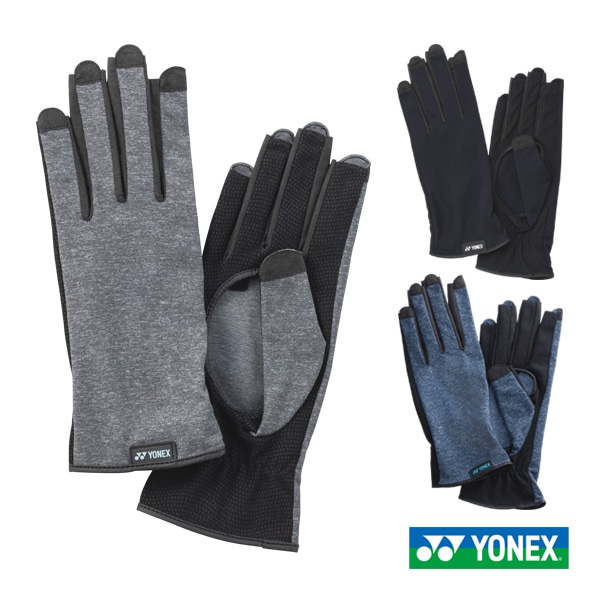 [ヨネックス テニスアクセサリ・小物] テニスグローブ 左右両手用 ネイルスルー 手の平穴有 AC298