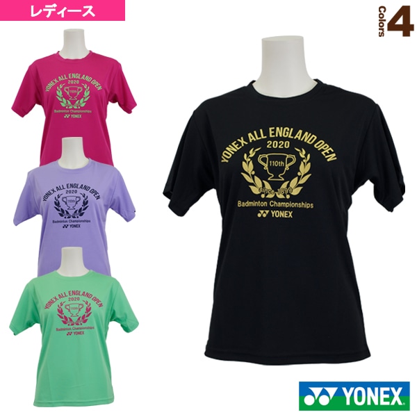 [ヨネックス テニス・バドミントンウェア（レディース）] ヨネックス全英選手権2020大会記念Tシャツ／レディース（YOB20002）