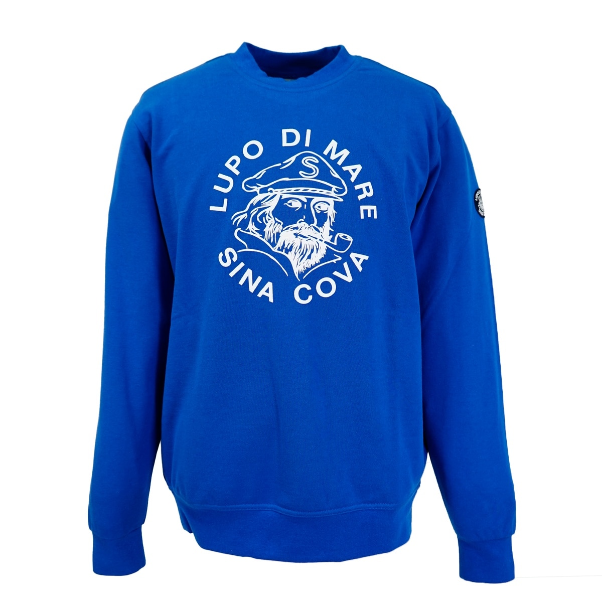 [SINA COVA(シナコバ)]クルーネック スウェットシャツ ブルー M 10000090