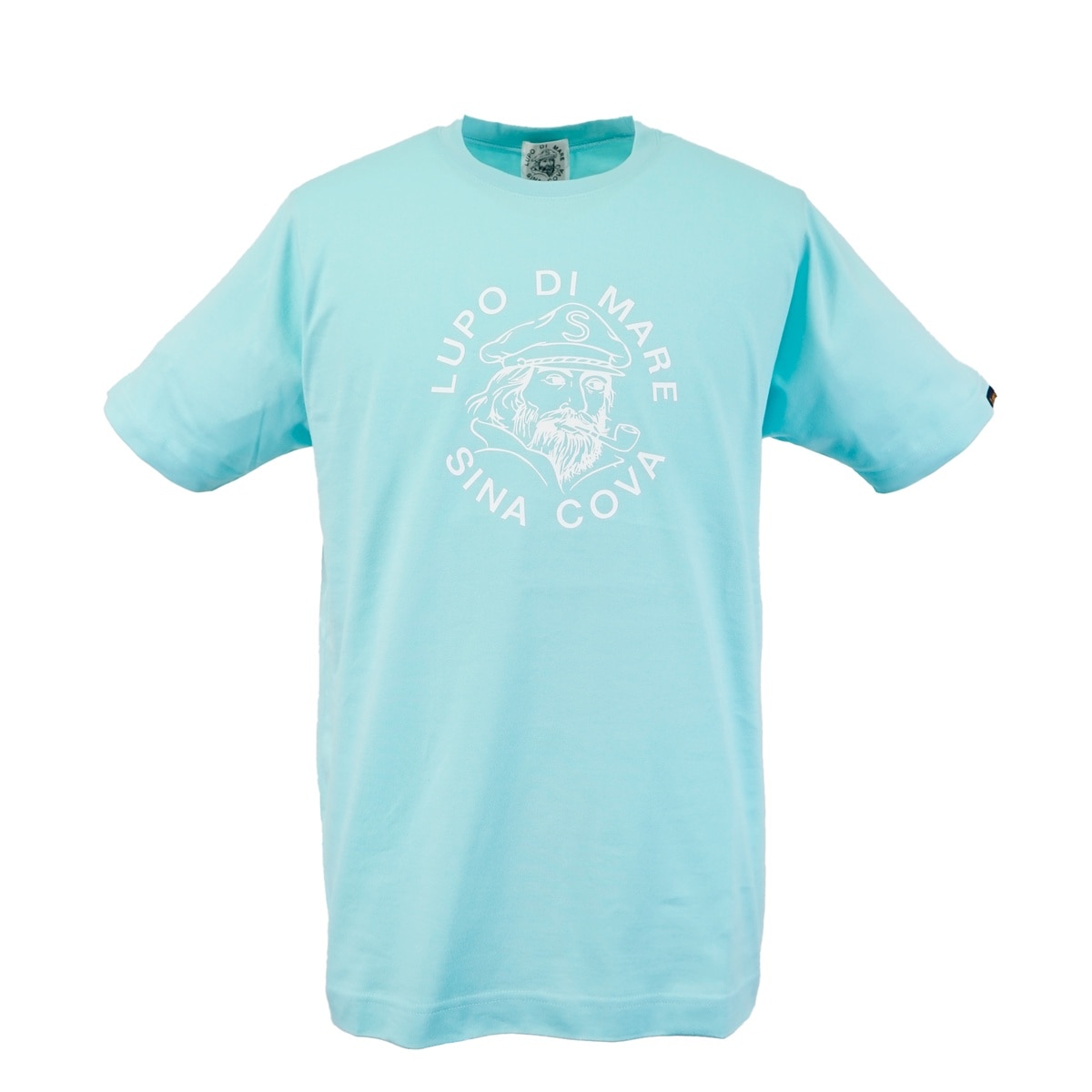 [SINA COVA(シナコバ)]ロゴプリント Tシャツ サックス M 10000580