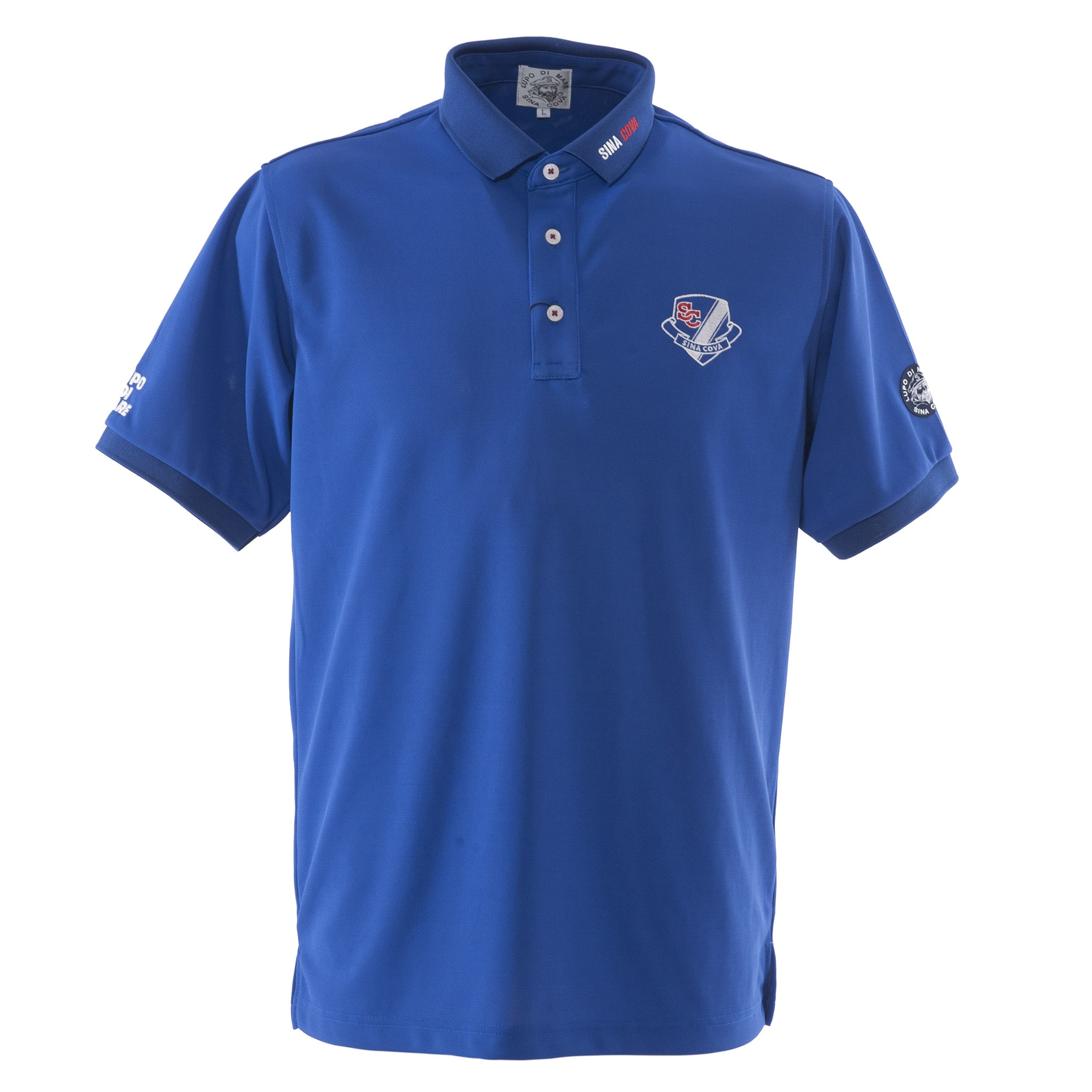 [SINA COVA]シナコバ 半袖ポロシャツ 23150520 ブルー Lサイズ