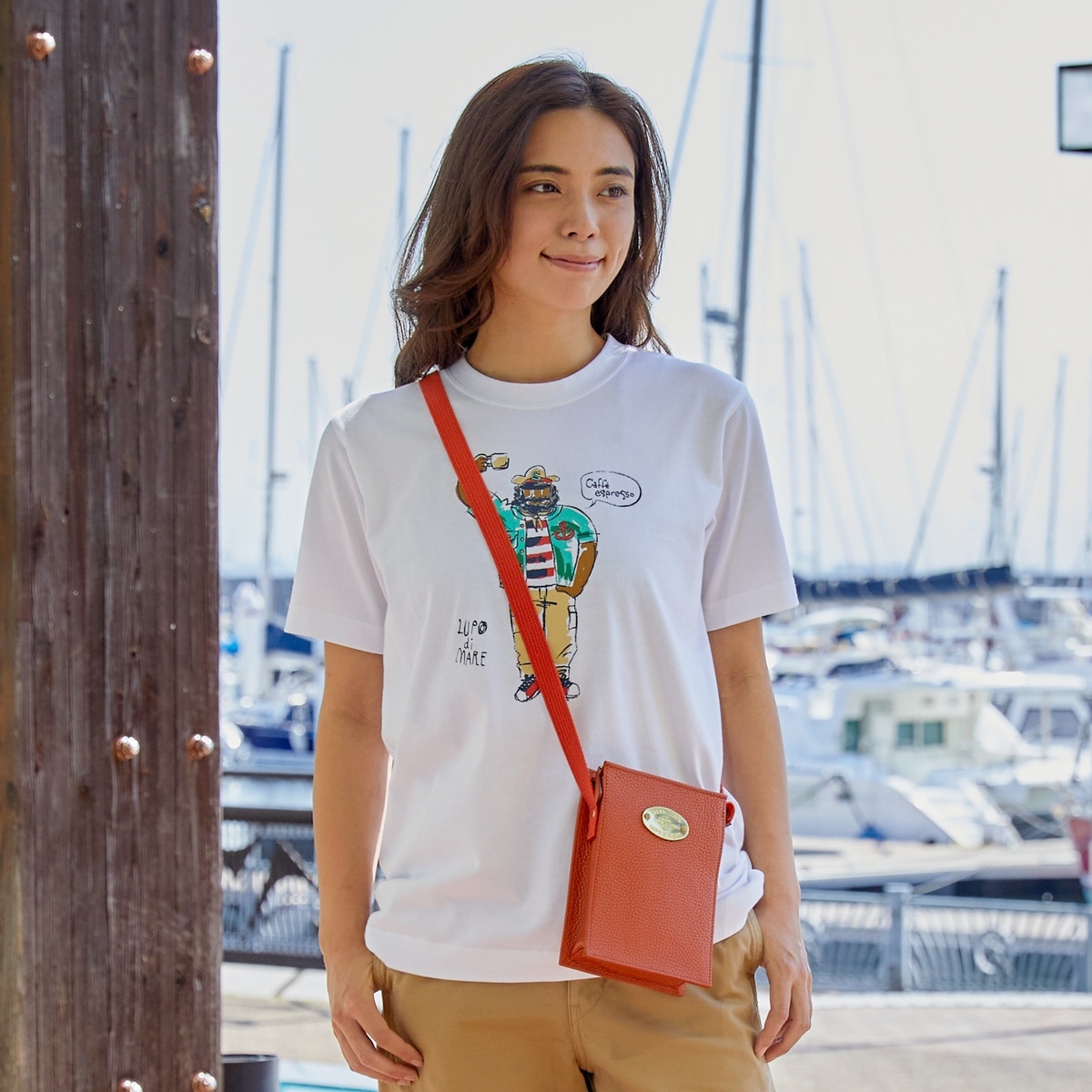 [SINA COVA(シナコバ)]半袖Tシャツ ユニセックス(男女兼用) 24120580 ホワイト LL