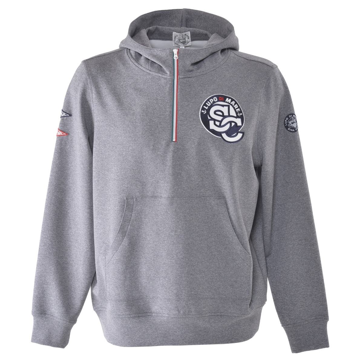 [SINA COVA(シナコバ)]ハーフZIPパーカー グレー LLサイズ 24150010