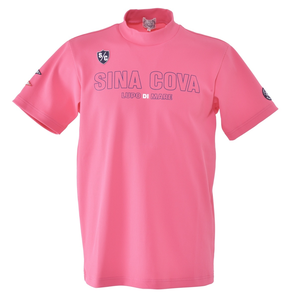 [SINA COVA(シナコバ)]ハイネック 半袖Tシャツ ピンク Mサイズ 24150530