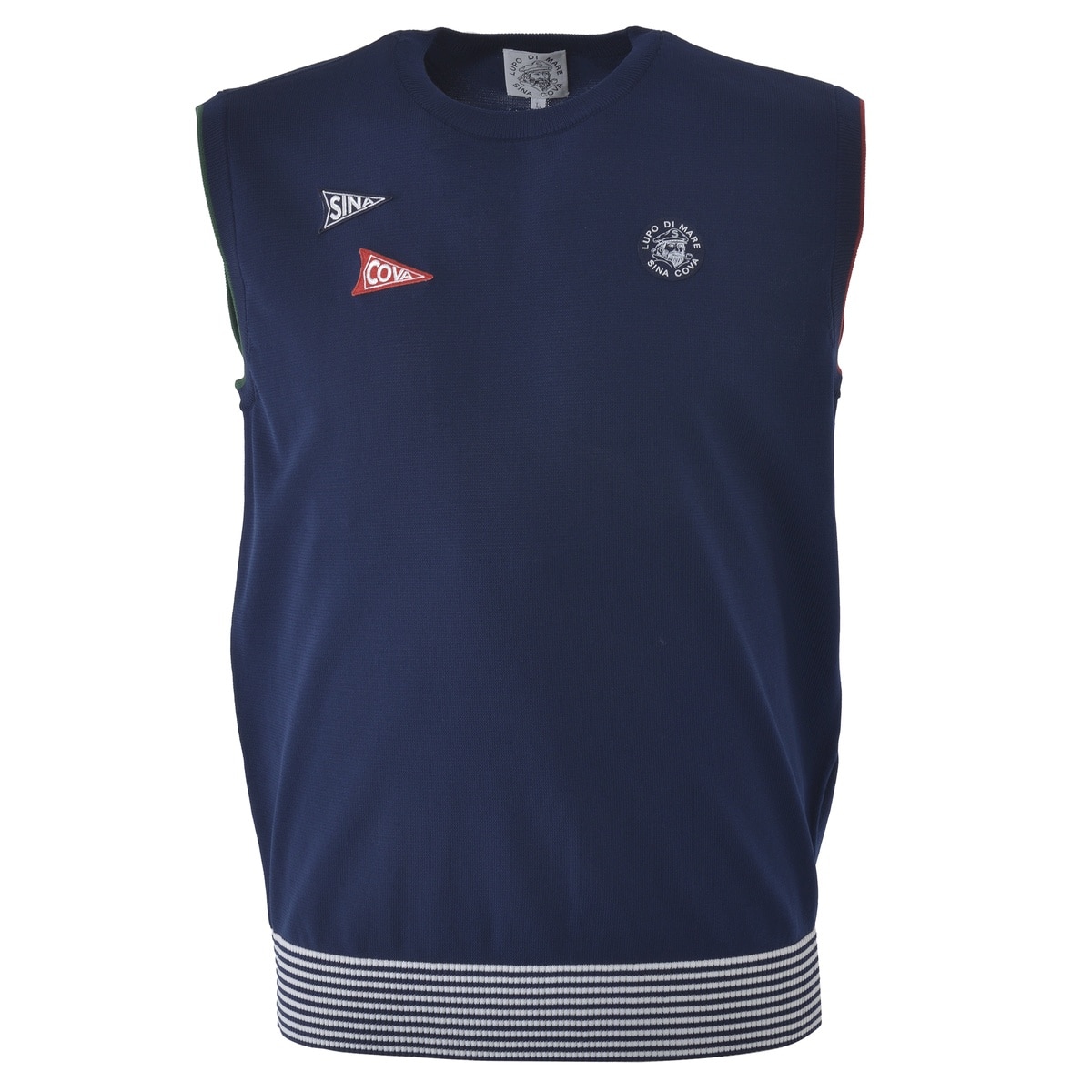 [SINA COVA(シナコバ)]ニットベスト ネイビー Lサイズ 24152510