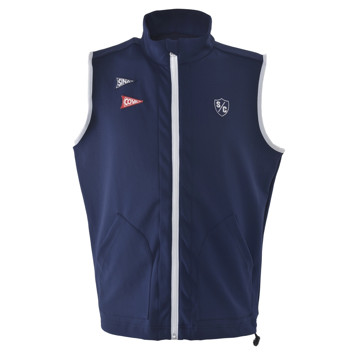 [SINA COVA(シナコバ)]ZIP UPベスト ネイビー Mサイズ 24153510