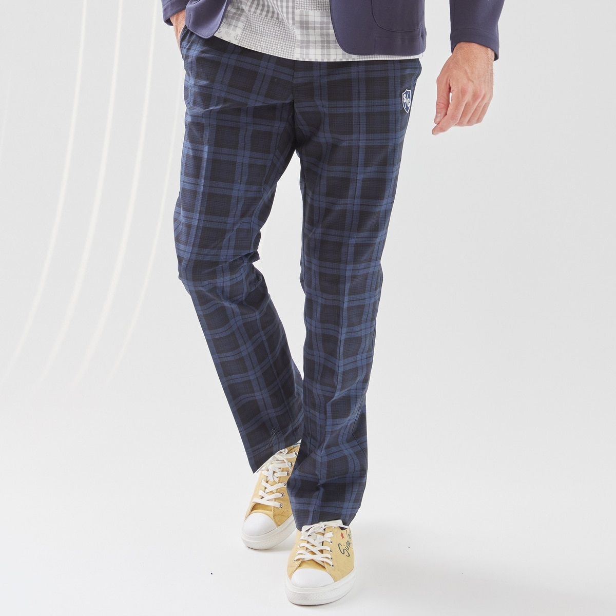 [SINA COVA(シナコバ)]ノータックパンツ ネイビー 92 24155030