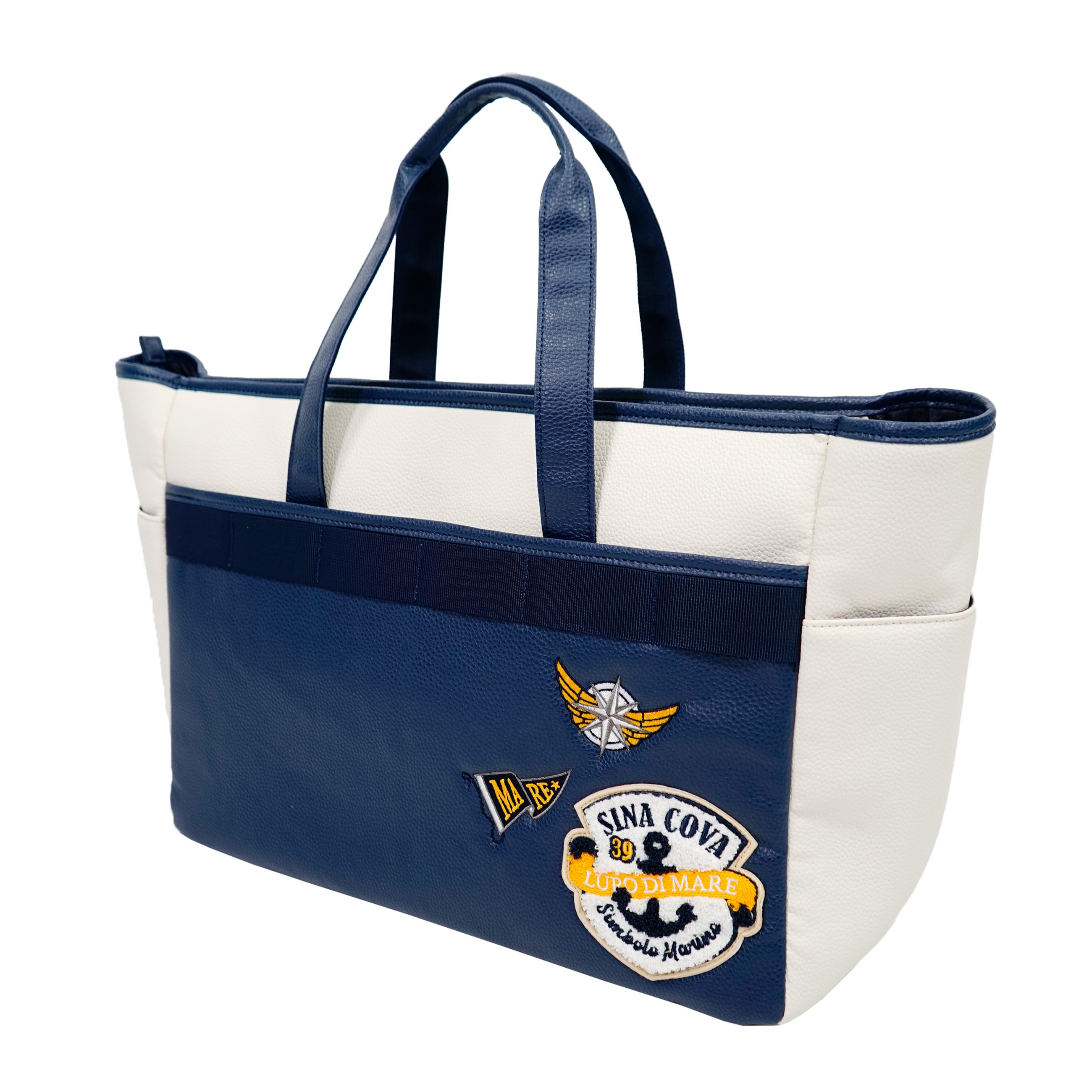 [SINA COVA(シナコバ)]ビッグトートバッグ ホワイト 24177050