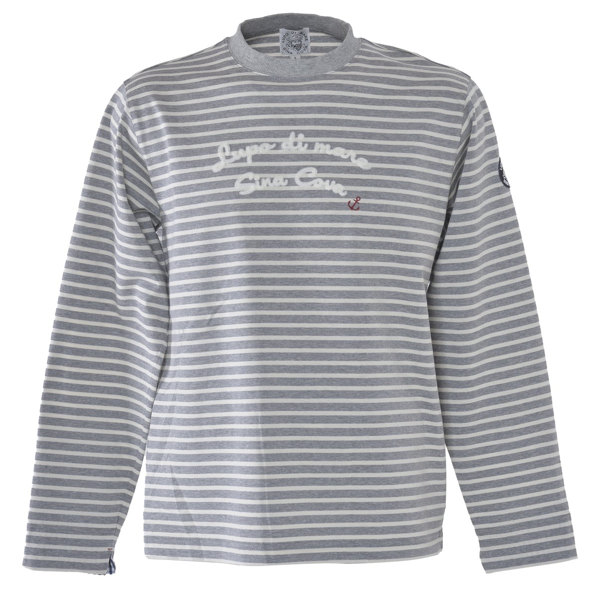 [SINA COVA(シナコバ)]ボーダー長袖Tシャツ ユニセックス(男女兼用) 24210020 ホワイト LL