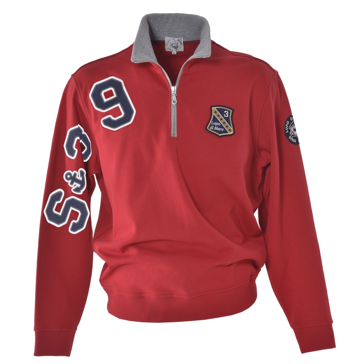 [SINA COVA(シナコバ)]ハーフジッププルオーバー 24210050 レッド M