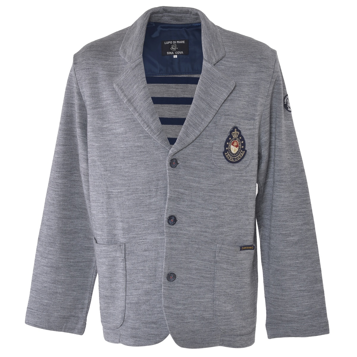 [SINA COVA(シナコバ)]ニットジャケット 24213030 グレー L