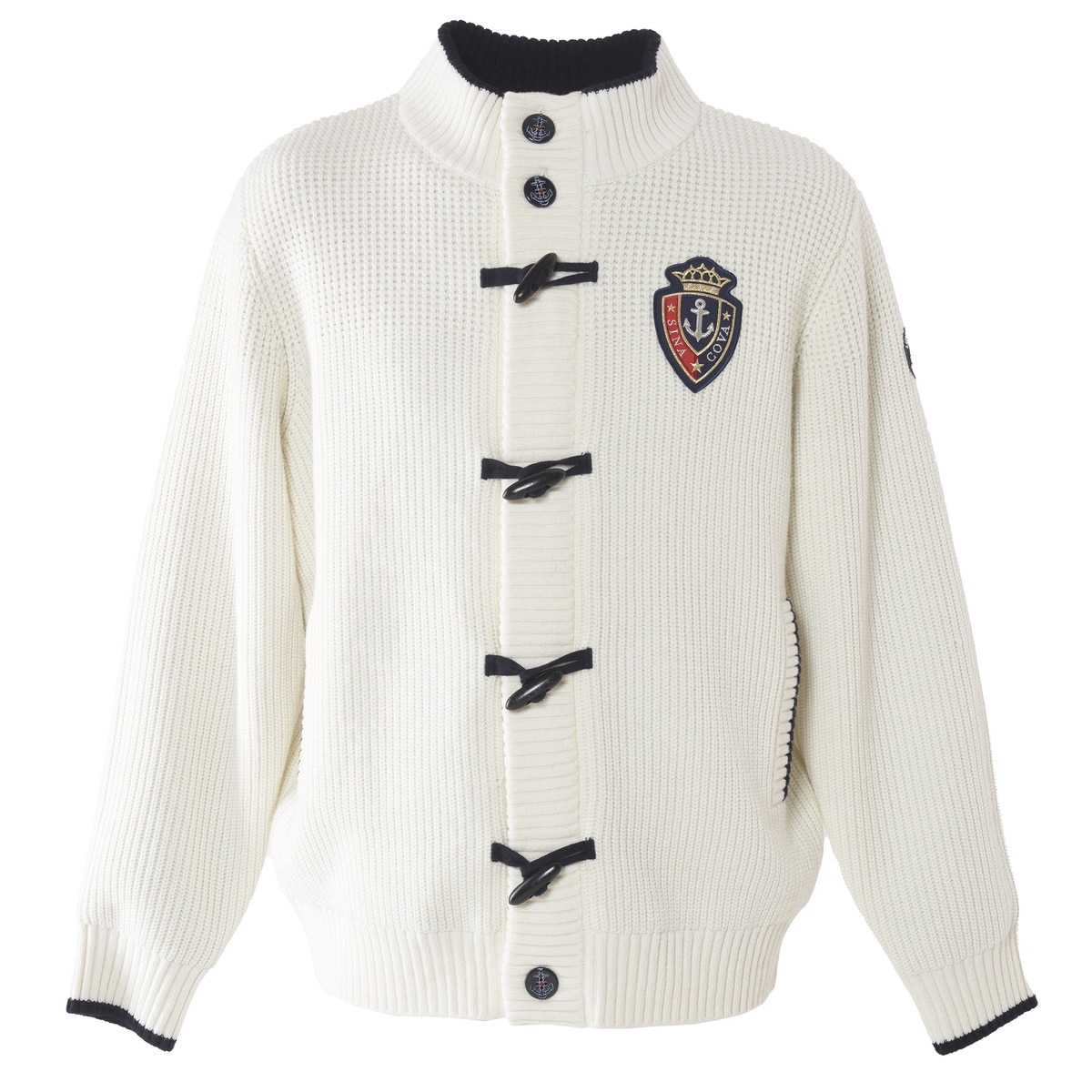 [SINA COVA(シナコバ)]ニットジャケット 24213070 オフホワイト M