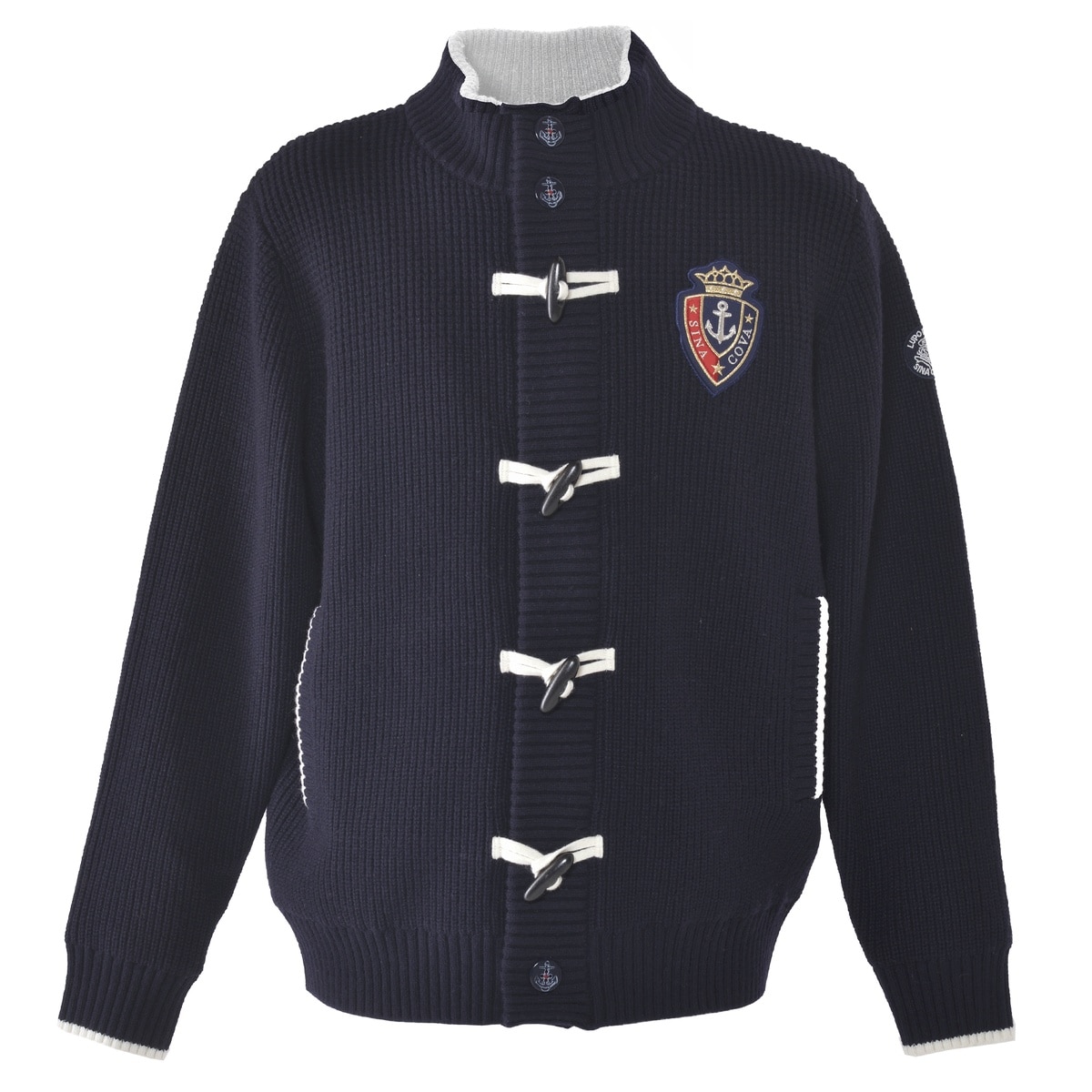 [SINA COVA(シナコバ)]ニットジャケット 24213070 ネイビー LL