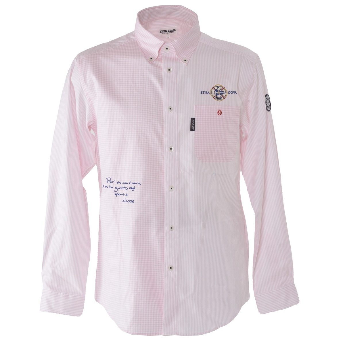 [SINA COVA(シナコバ)]ボタンダウンシャツ 24214030 レッド L