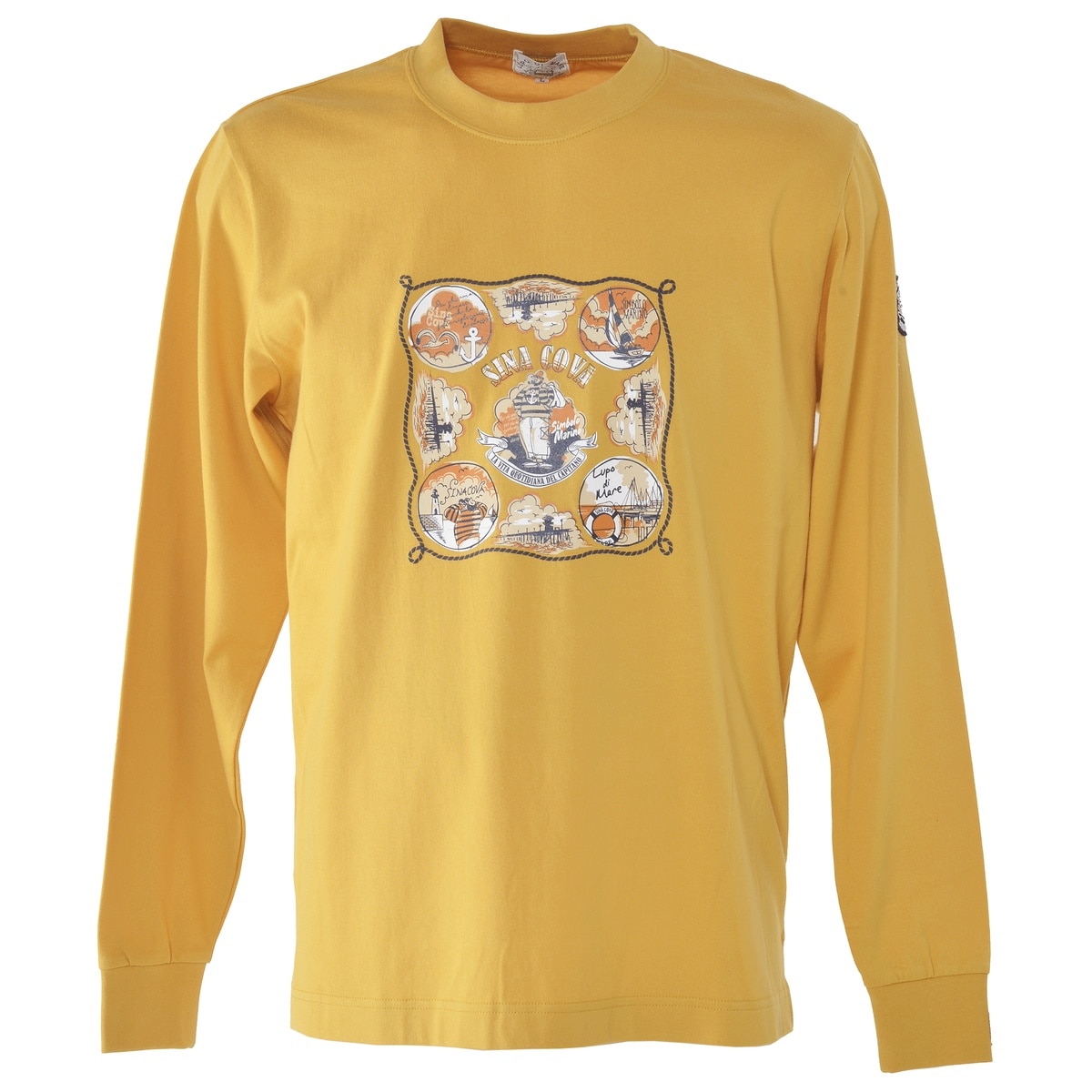 [SINA COVA(シナコバ)]長袖Tシャツ 24220010 イエロー LL