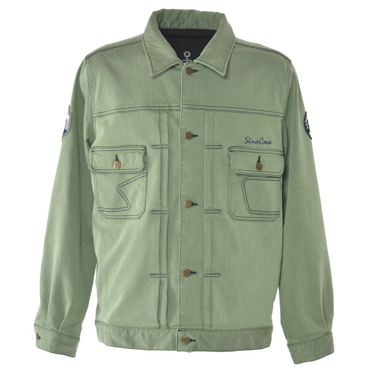 [SINA COVA(シナコバ)]ニットパーカー 24223010 グリーン L