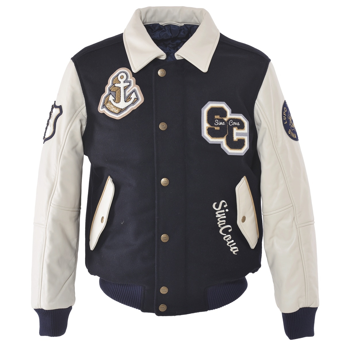 [SINA COVA(シナコバ)]スタジアムジャンパー(希少アイテム) 24223930 オフホワイト M