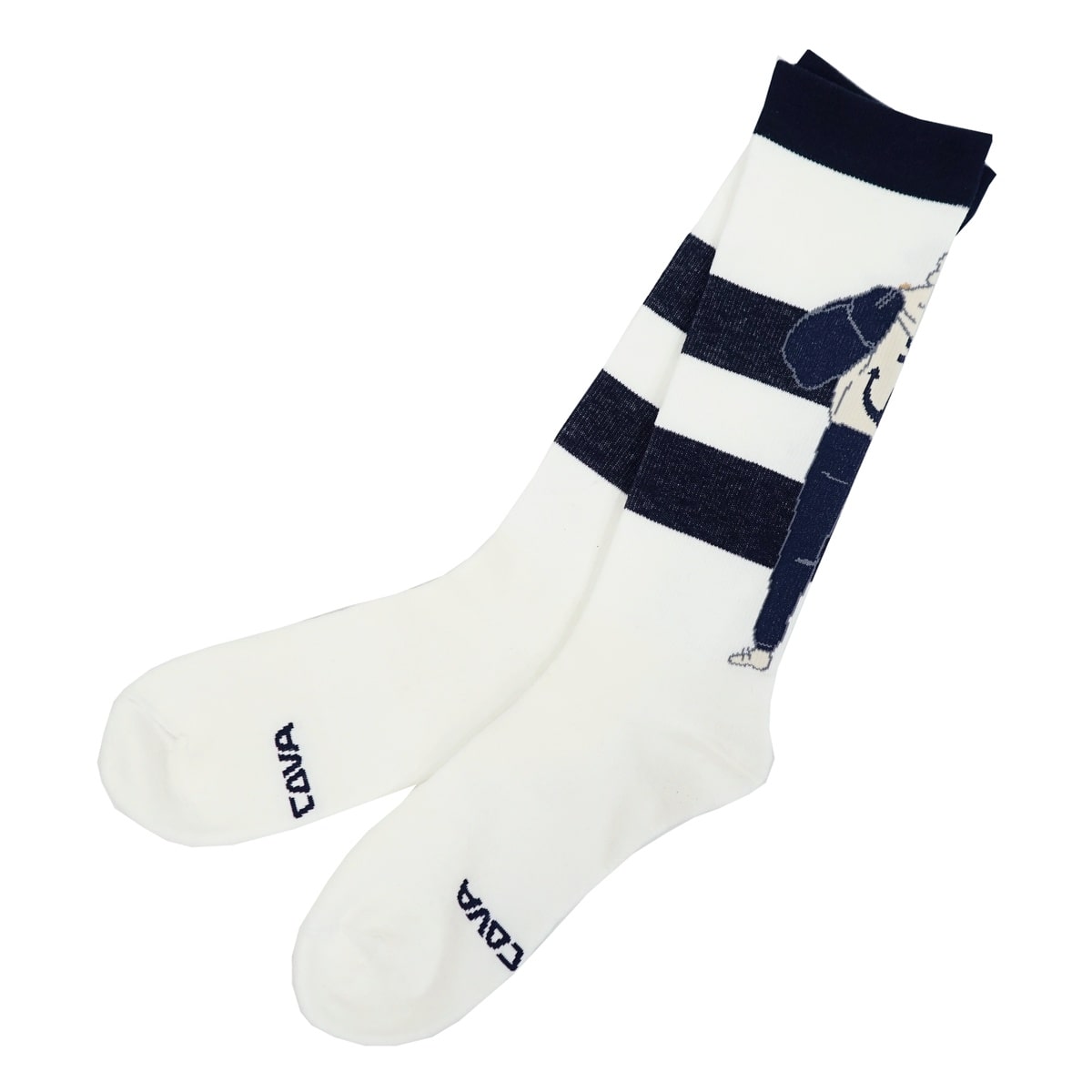 [SINA COVA(シナコバ)]ロングソックス (25㎝～27㎝) 24277490 ホワイト F