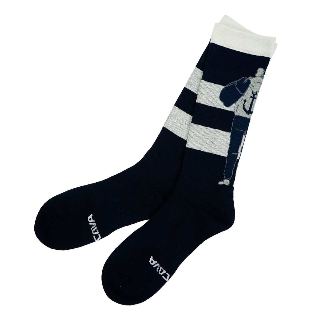 [SINA COVA(シナコバ)]ロングソックス (25㎝～27㎝) 24277490 ネイビー F