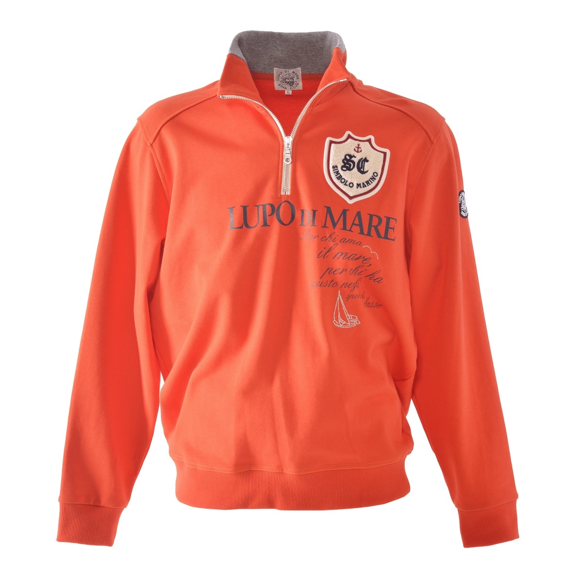 [SINA COVA(シナコバ)]ZIP UPプルオーバー 25110010 オレンジ LL