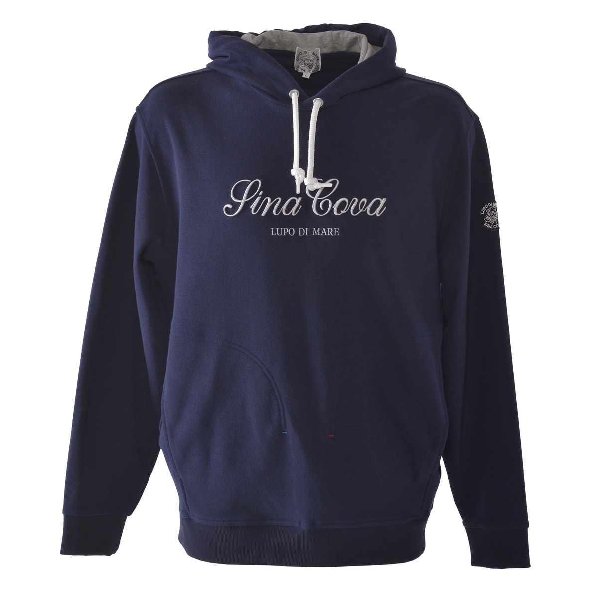 [SINA COVA(シナコバ)]フード付きプルオーバー(パーカー)ユニセックス(男女兼用) 25110020 ネイビー L