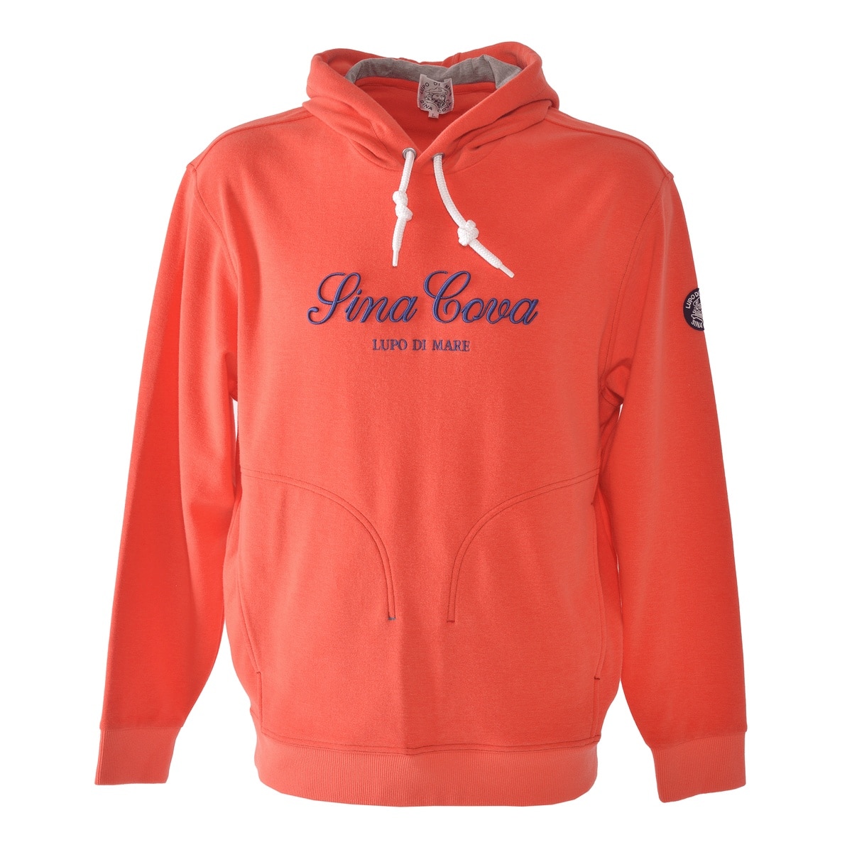 [SINA COVA(シナコバ)]フード付きプルオーバー(パーカー)ユニセックス(男女兼用) 25110020 オレンジ L