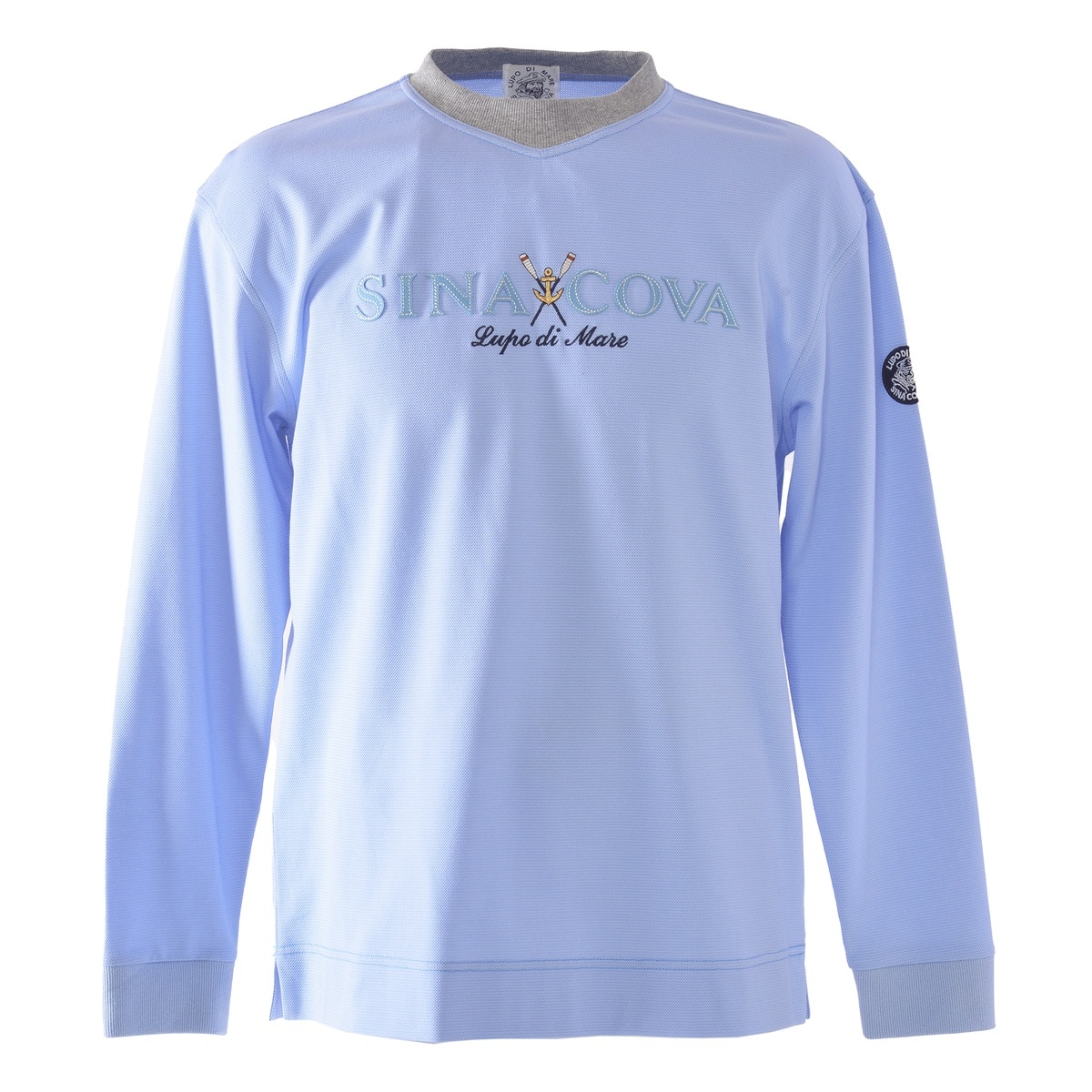 [SINA COVA(シナコバ)]長袖Tシャツ 25110050 サックス L