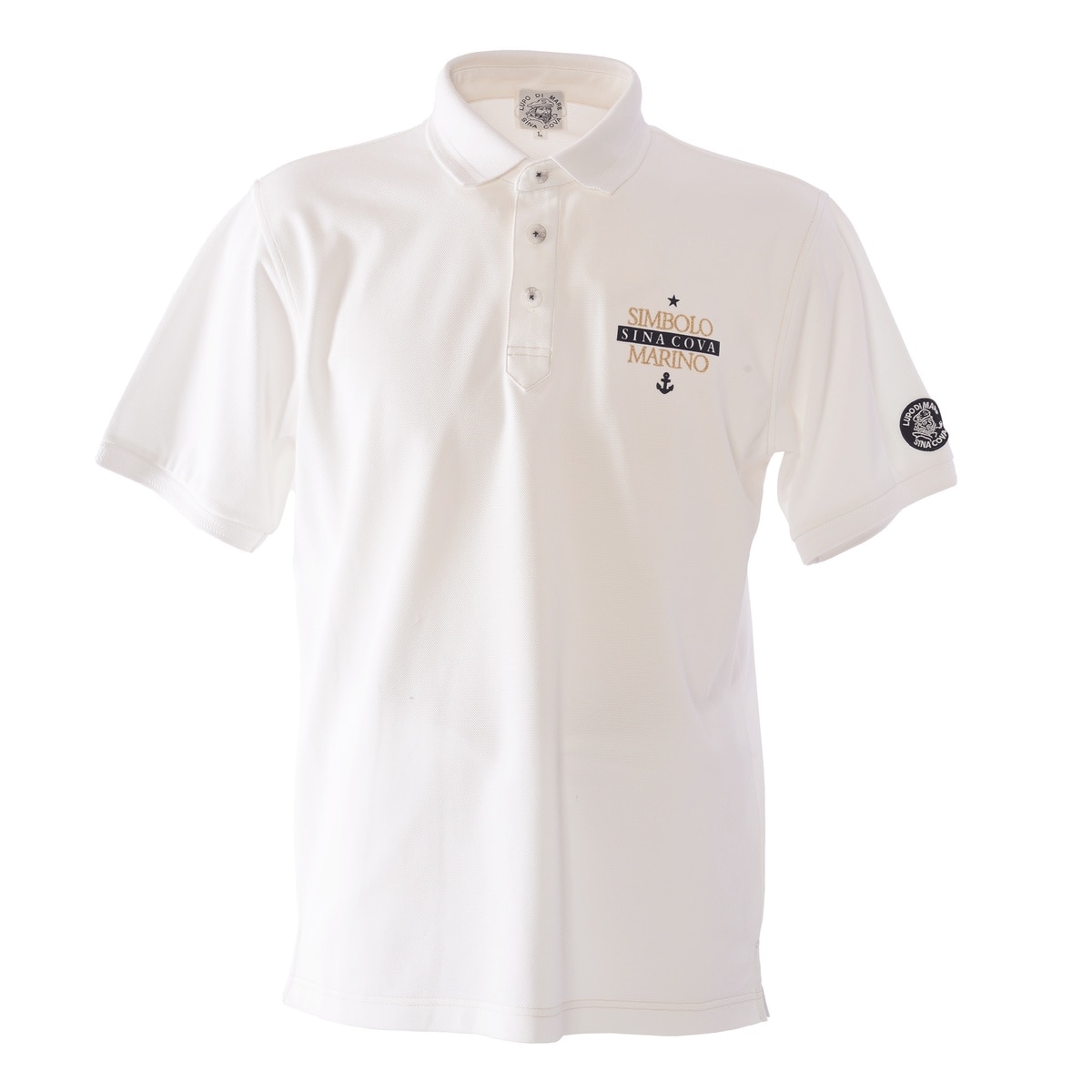 [SINA COVA(シナコバ)]半袖ポロシャツ 25110600 ホワイト L
