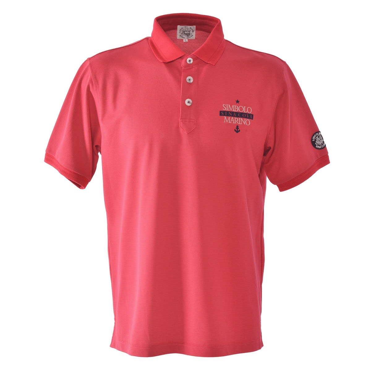 [SINA COVA(シナコバ)]半袖ポロシャツ 25110600 レッド L