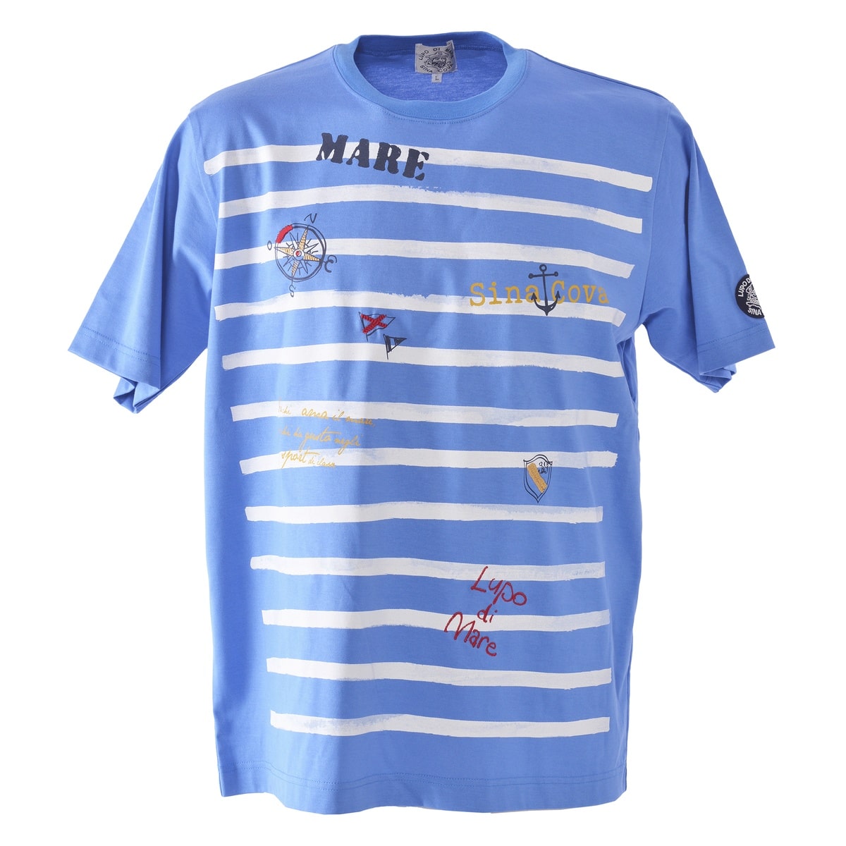 [SINA COVA(シナコバ)]半袖Tシャツ 25110650 ブルー L