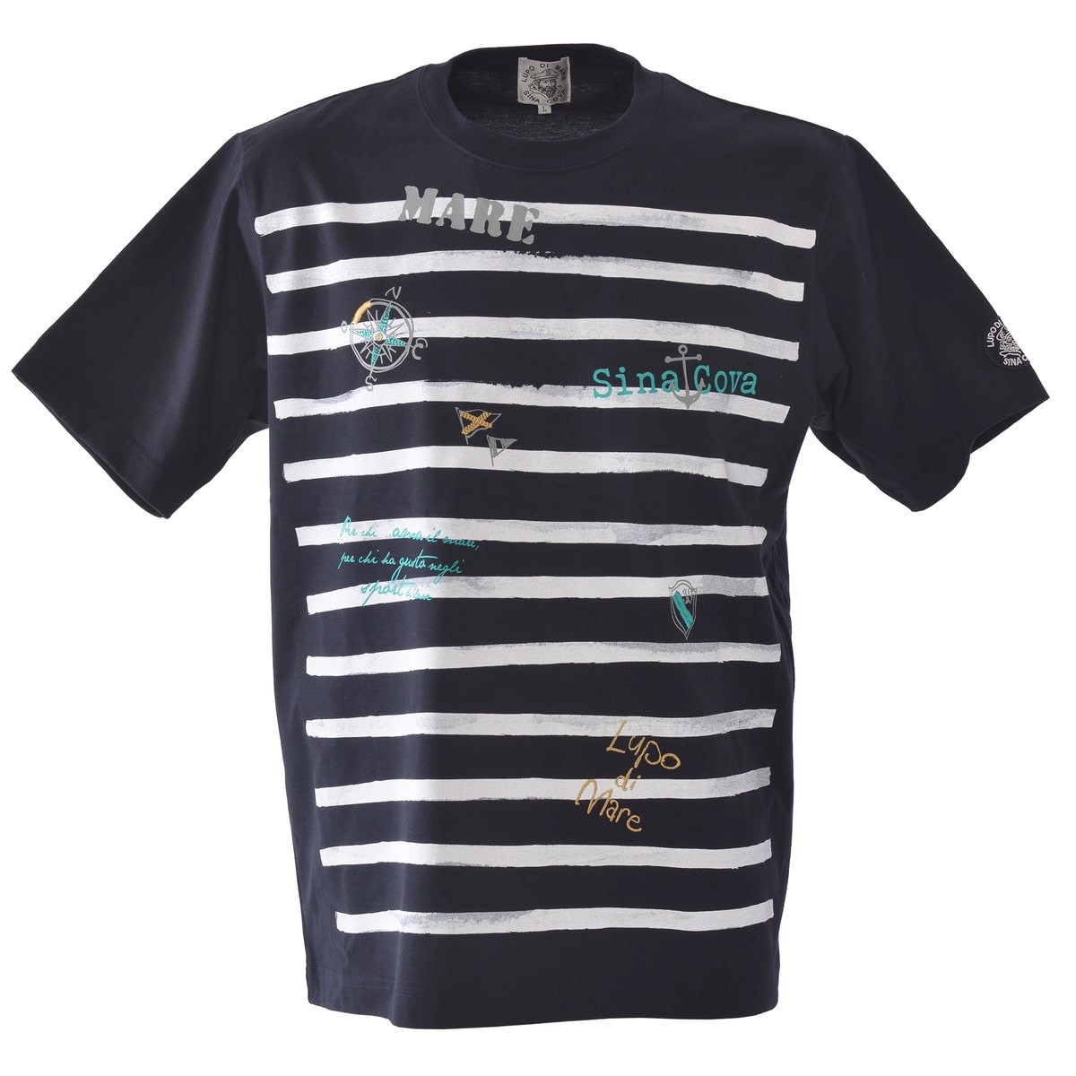 [SINA COVA(シナコバ)]半袖Tシャツ 25110650 ネイビー LL