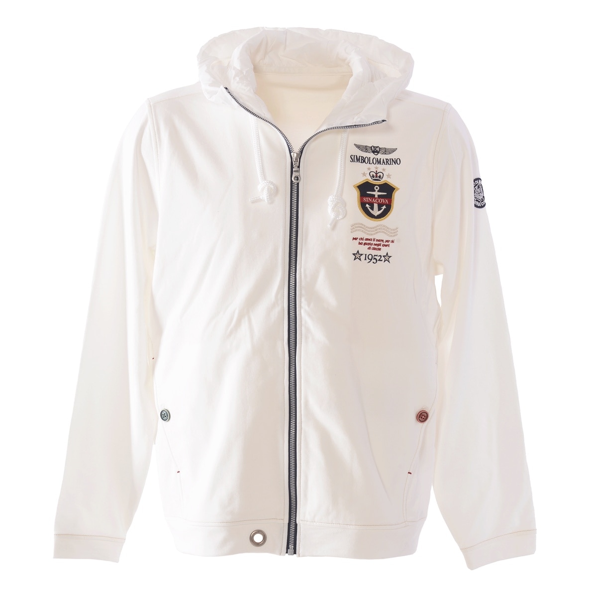 [SINA COVA(シナコバ)]フード付きZIPジャケット 25113050 オフホワイト M