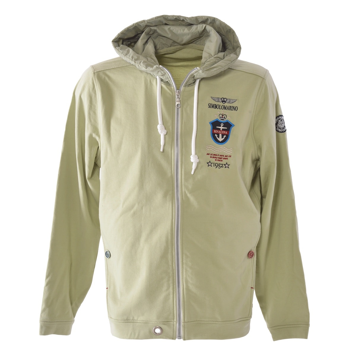 [SINA COVA(シナコバ)]フード付きZIPジャケット 25113050 グリーン L