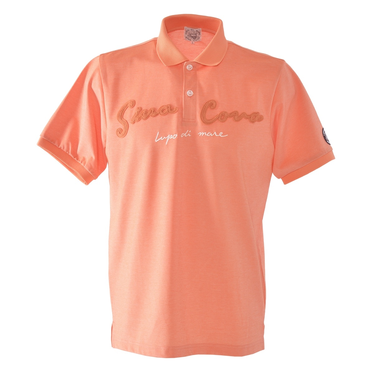 [SINA COVA(シナコバ)]半袖ポロシャツ 25120510 オレンジ M