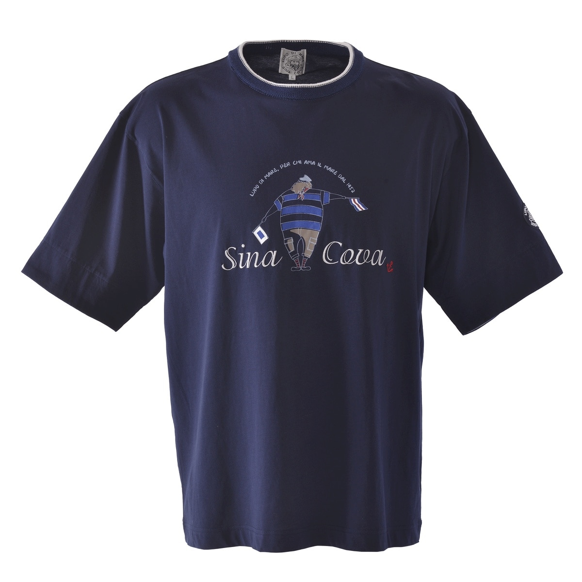 [SINA COVA(シナコバ)]半袖Tシャツ ユニセックス(男女兼用) 25120530 サックス L