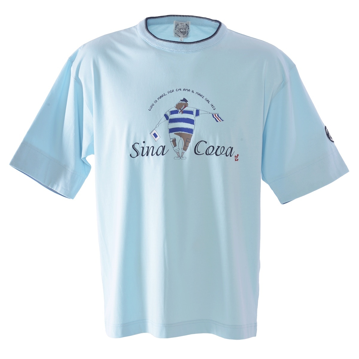 [SINA COVA(シナコバ)]半袖Tシャツ ユニセックス(男女兼用) 25120530 ネイビー LL