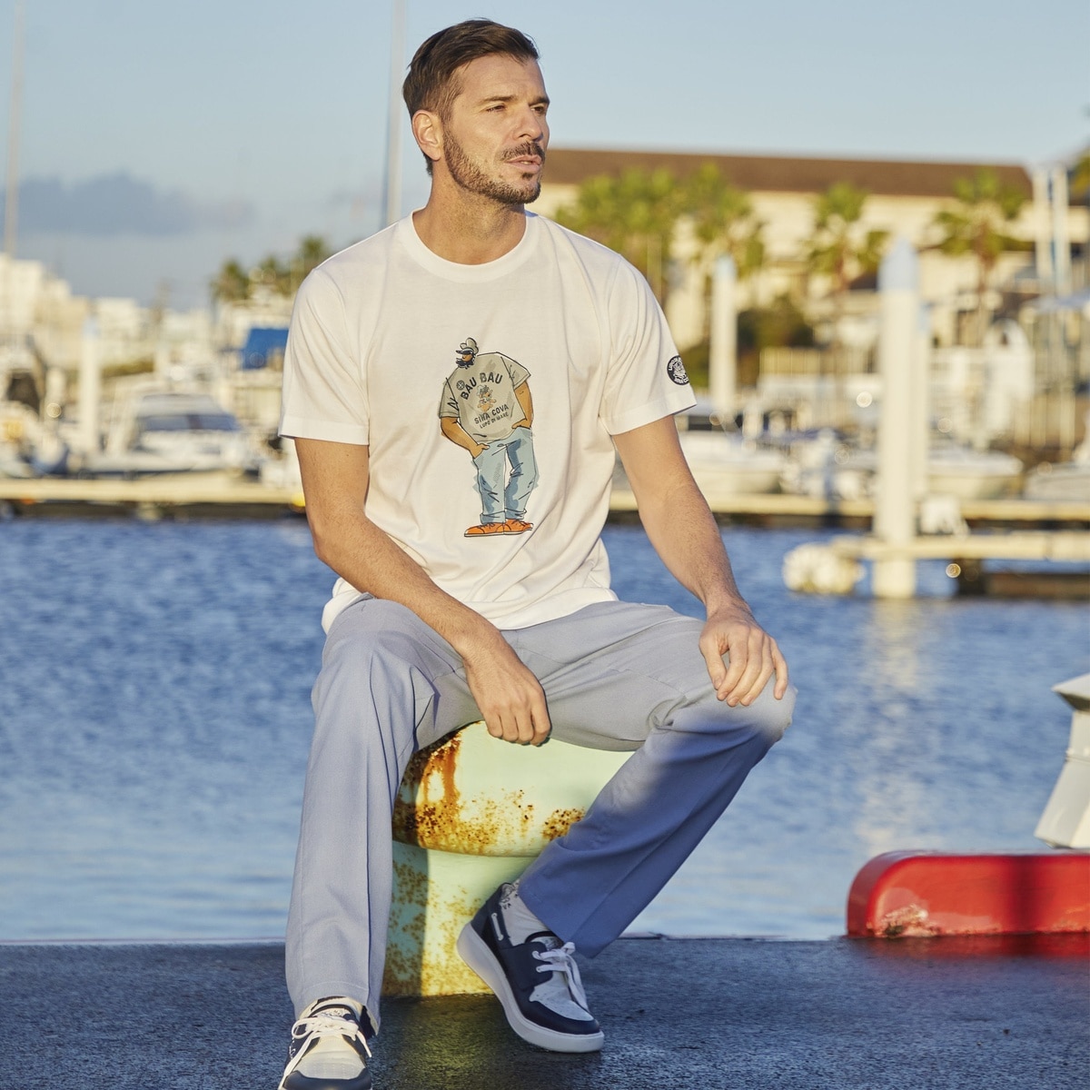 [SINA COVA(シナコバ)]Tシャツ ユニセックス(男女兼用) 25120560 ホワイト LL