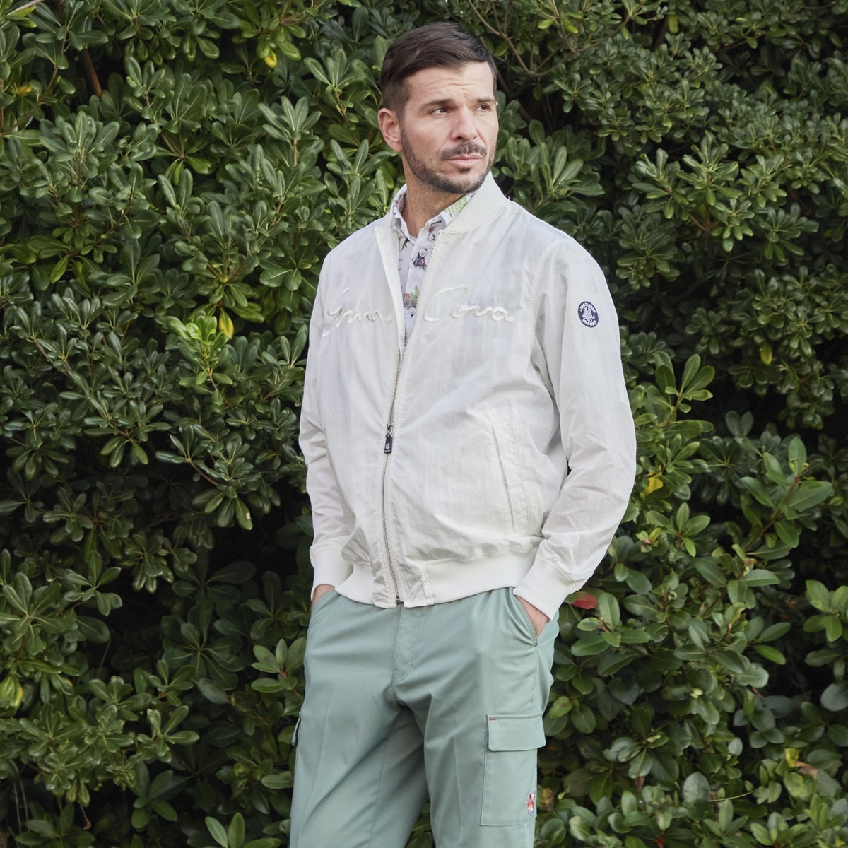 [SINA COVA(シナコバ)]ボンバージャケット (MA-1) 25123020 オフホワイト L