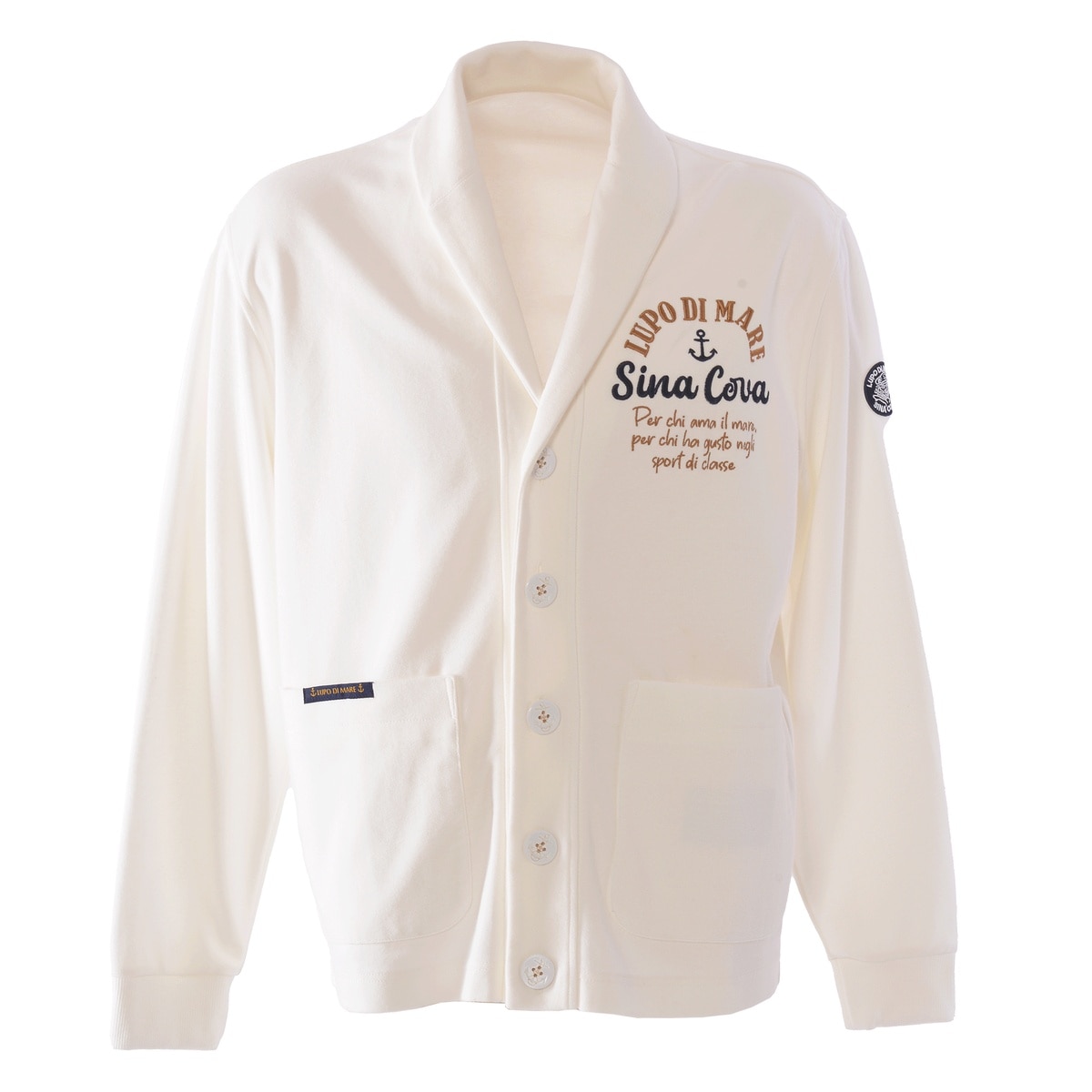 [SINA COVA(シナコバ)]ショールカラージャケット(カーディガン) 25123040 オフホワイト L