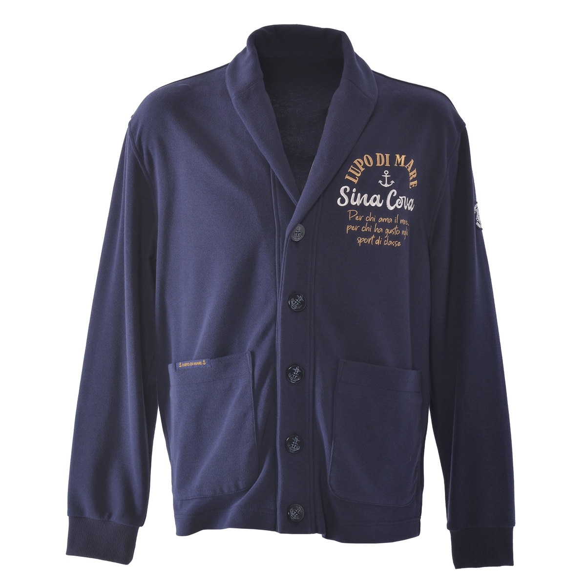 [SINA COVA(シナコバ)]ショールカラージャケット(カーディガン) 25123040 ネイビー L