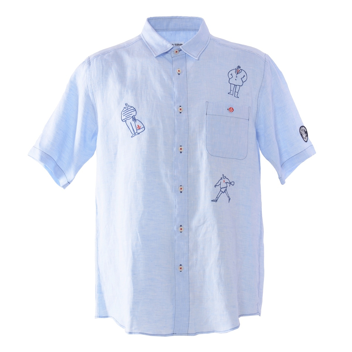 [SINA COVA(シナコバ)]半袖レギュラーシャツ 25124550 ブルー L